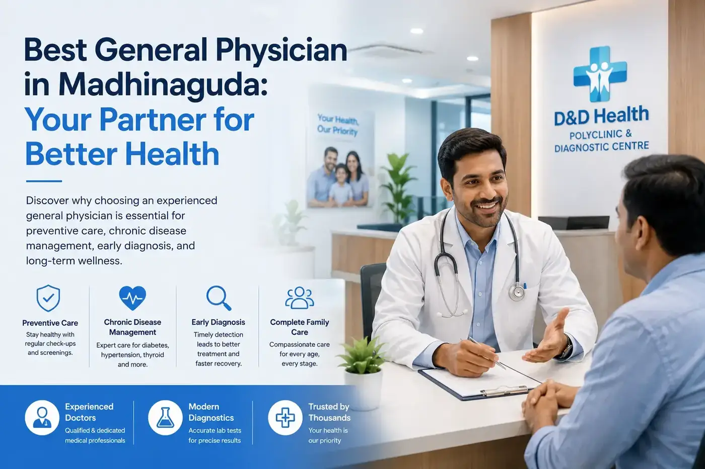 Best General Physician in Madhinaguda: Your Partner for Better Health